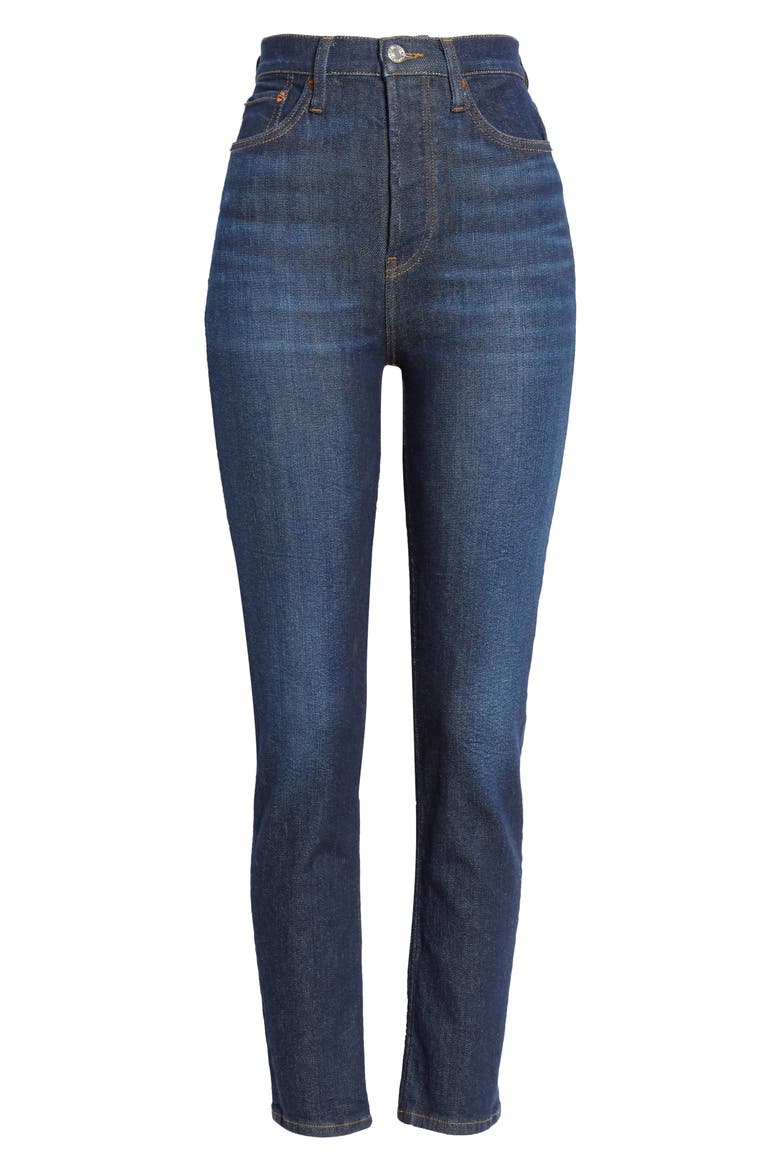 Originals Power Stretch High Waist Ankle Skinny Jeans, Alternate, color, WORN HERITAGE