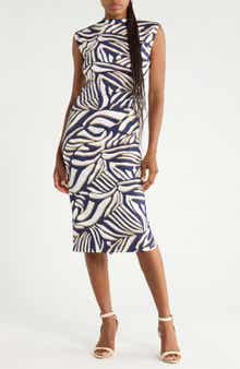 Darrius High Neck Midi Dress