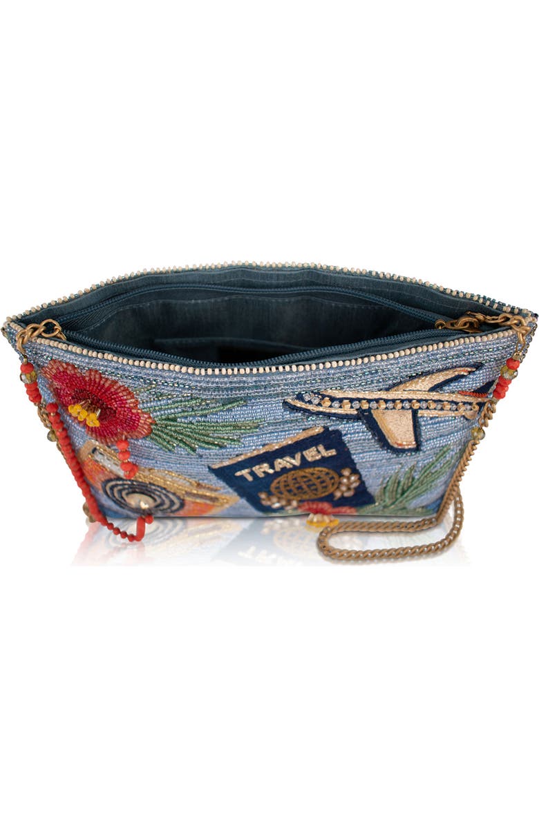 Mary Frances Accessories Where to Next? Crossbody Handbag, Alternate, color, Blue