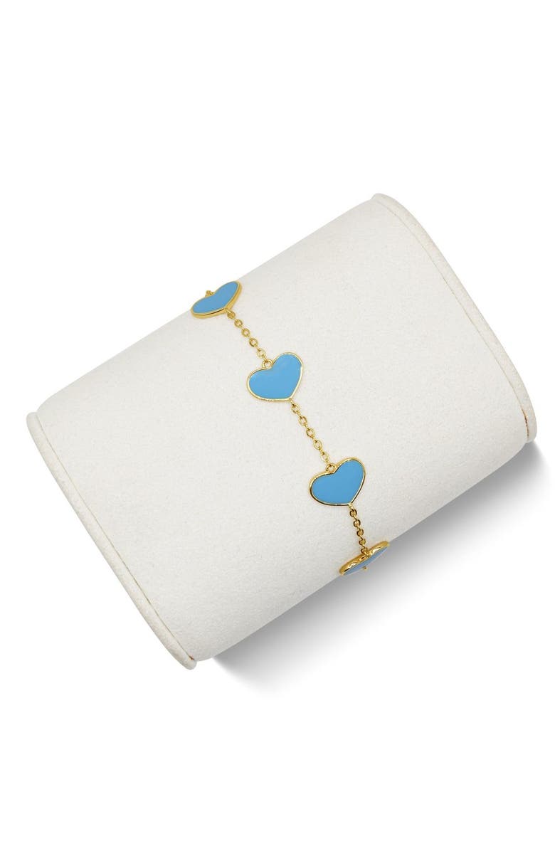 Bowood Lane Everly Bracelet, Main, color, Turquoise