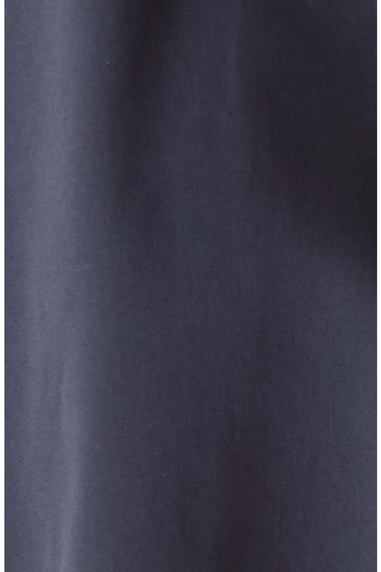 Crop Cotton Double Breasted Blazer, Alternate, color, NAVY