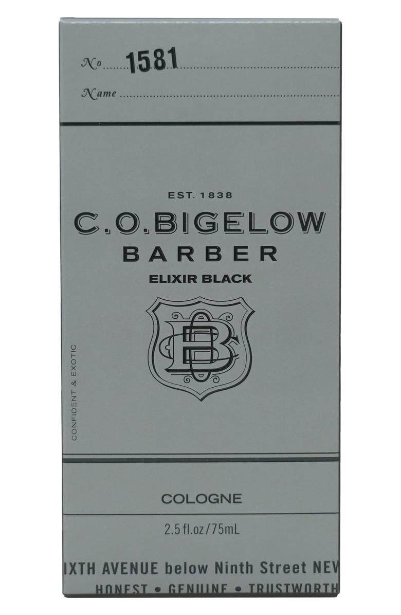 C.O. Bigelow Elixir Black Apothecary Box, Cologne + Hair & Body Wash $62 Value, Alternate, color, 