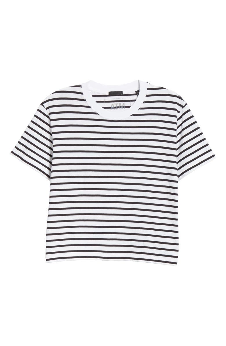 ATM Anthony Thomas Melillo Stripe Boy Tee, Alternate, color, 
