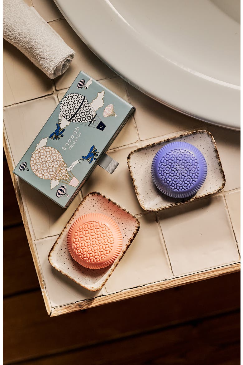 Women & Gentlemen Soap Gift Set, Alternate, color, PINK/ BLUE