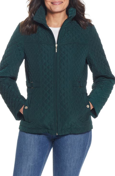 Quilted Stand Collar Jacket