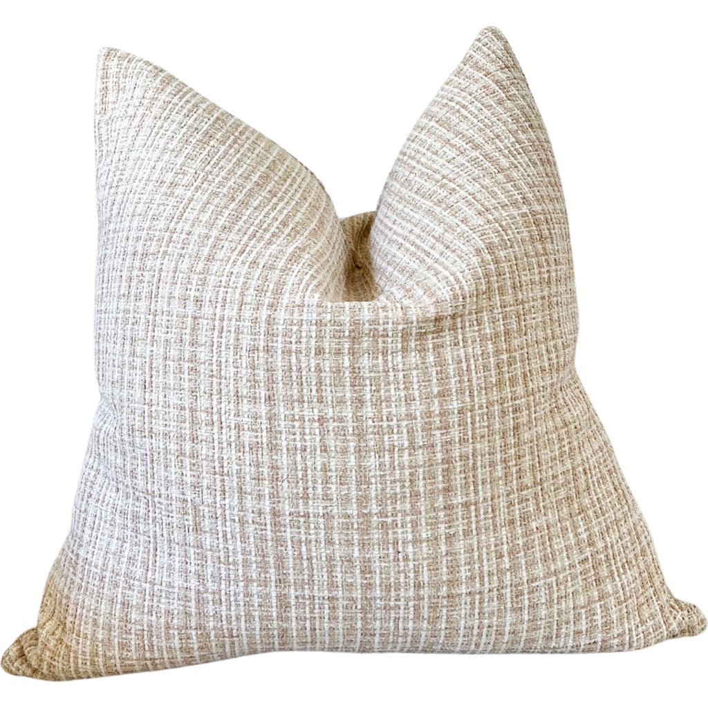 MODISH DECOR PILLOWS Tweed Pillow Cover in White Tones  product