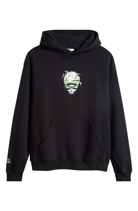 Grateful Dead Fesque Cotton Graphic Hoodie