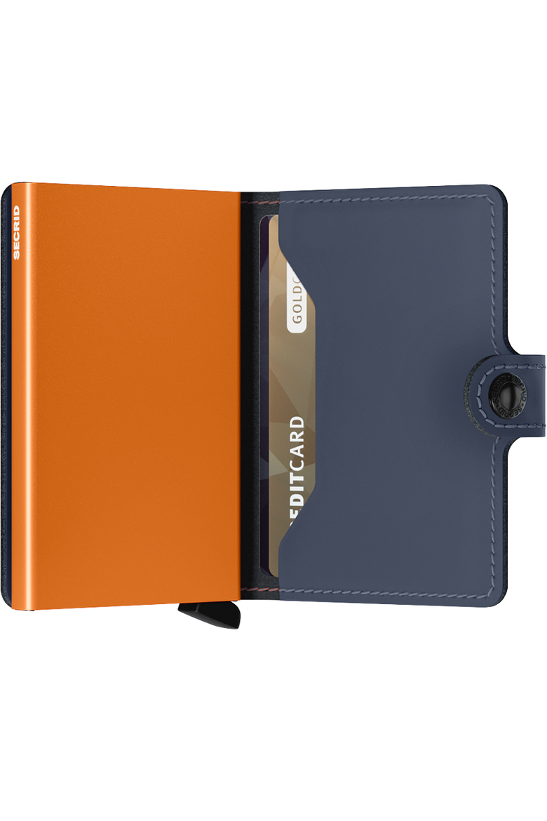 Miniwallet Matte, Alternate, color, Nightblue-Orange