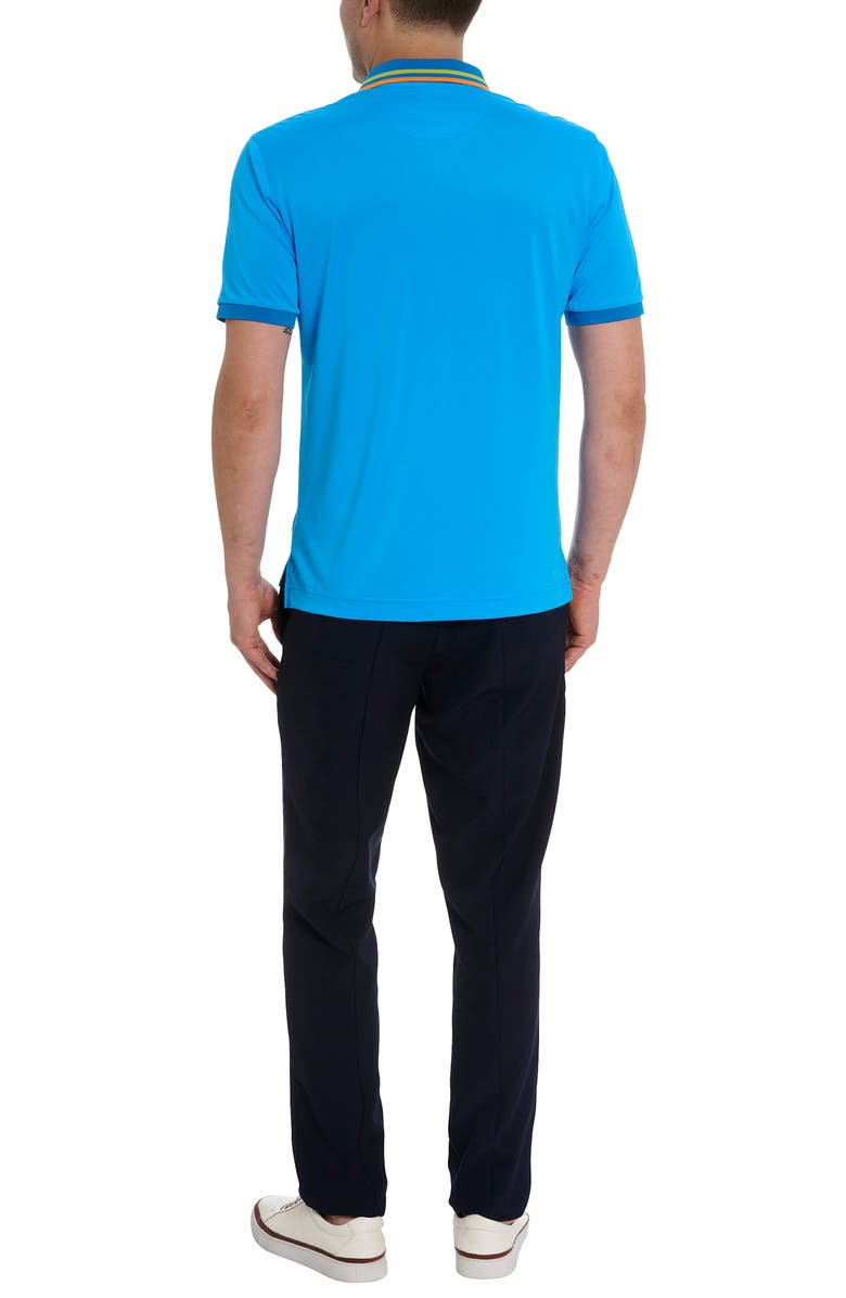Robert Graham Bowtie Graham Embroidered Tipped Polo, Alternate, color, 