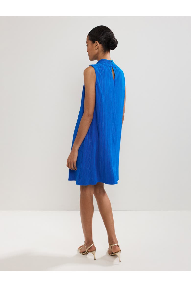 Betsie Plisse Swing Shift Dress, Alternate, color, Blue