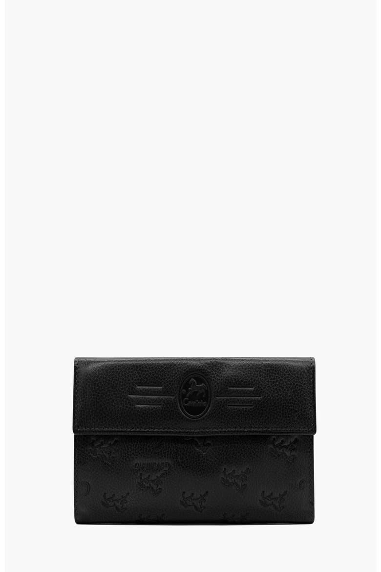 Cavalo Lusitano Leather Wallet 207, Alternate, color, Black