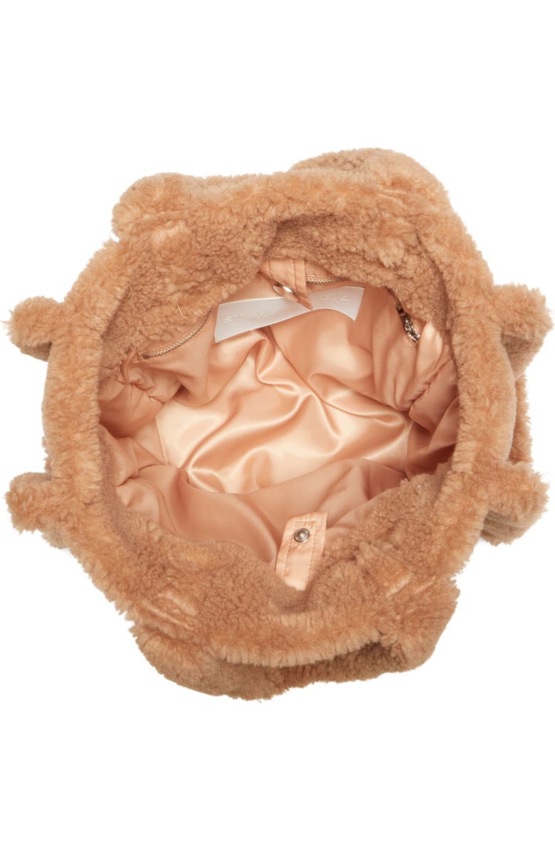 Stand Studio Medium Lolita Faux Shearling Teddy Tote, Alternate, color,