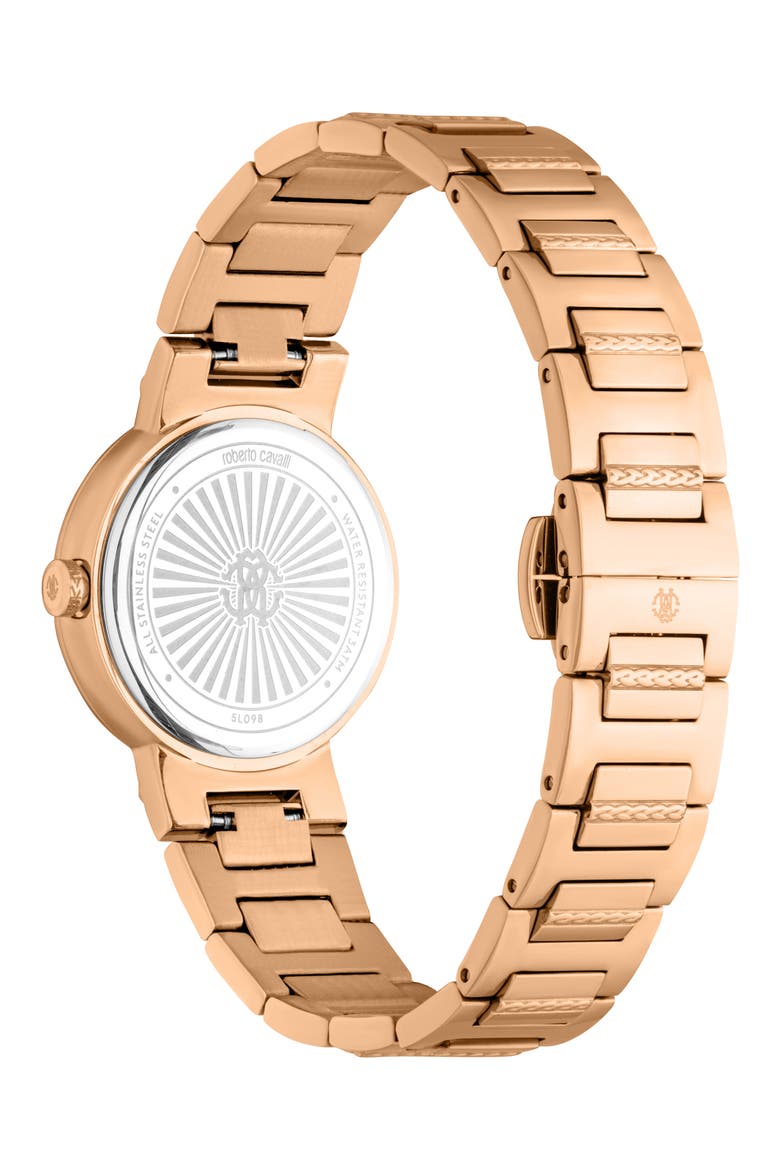 Crystal Bracelet Watch, 30mm, Alternate, color, ROSE GOLD