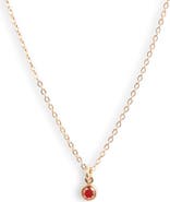 Set & Stones Birthstone Charm Pendant Necklace