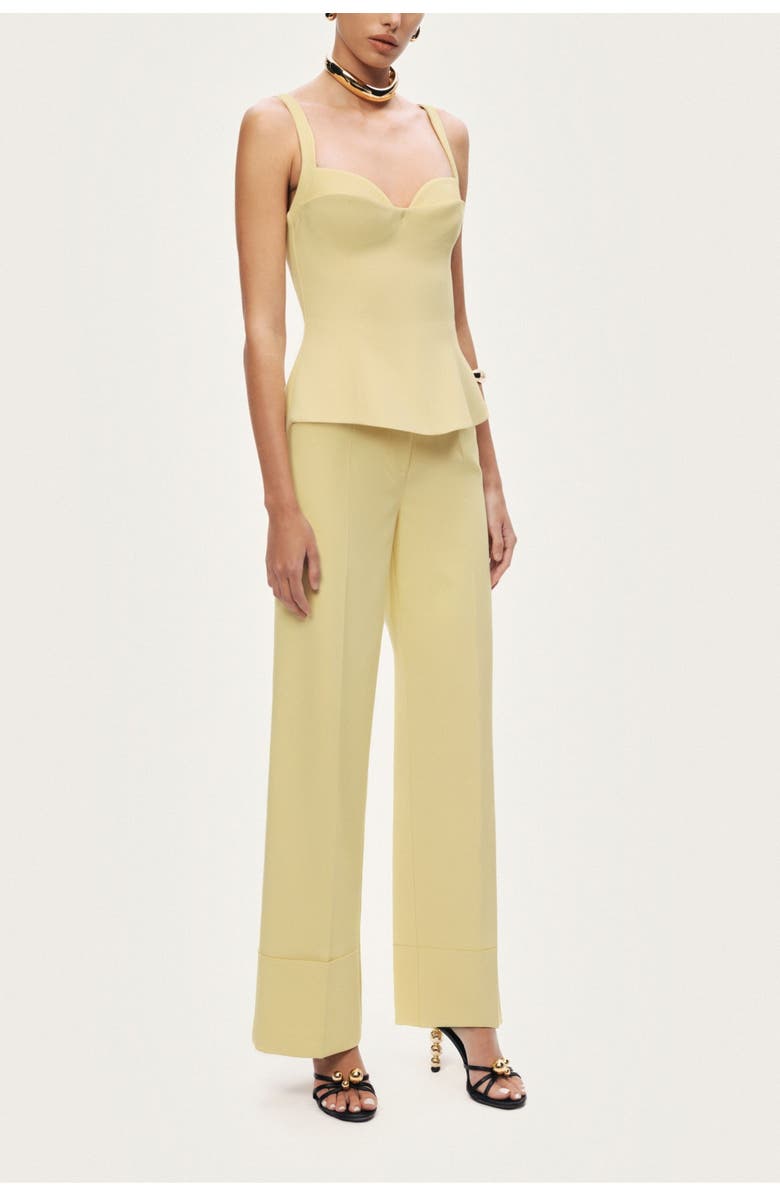 Nocturne Strappy Sculpted Bustier, Alternate, color, Yellow