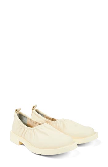 Camperlab Mil 1978 Ballerina Shoes In White Natural