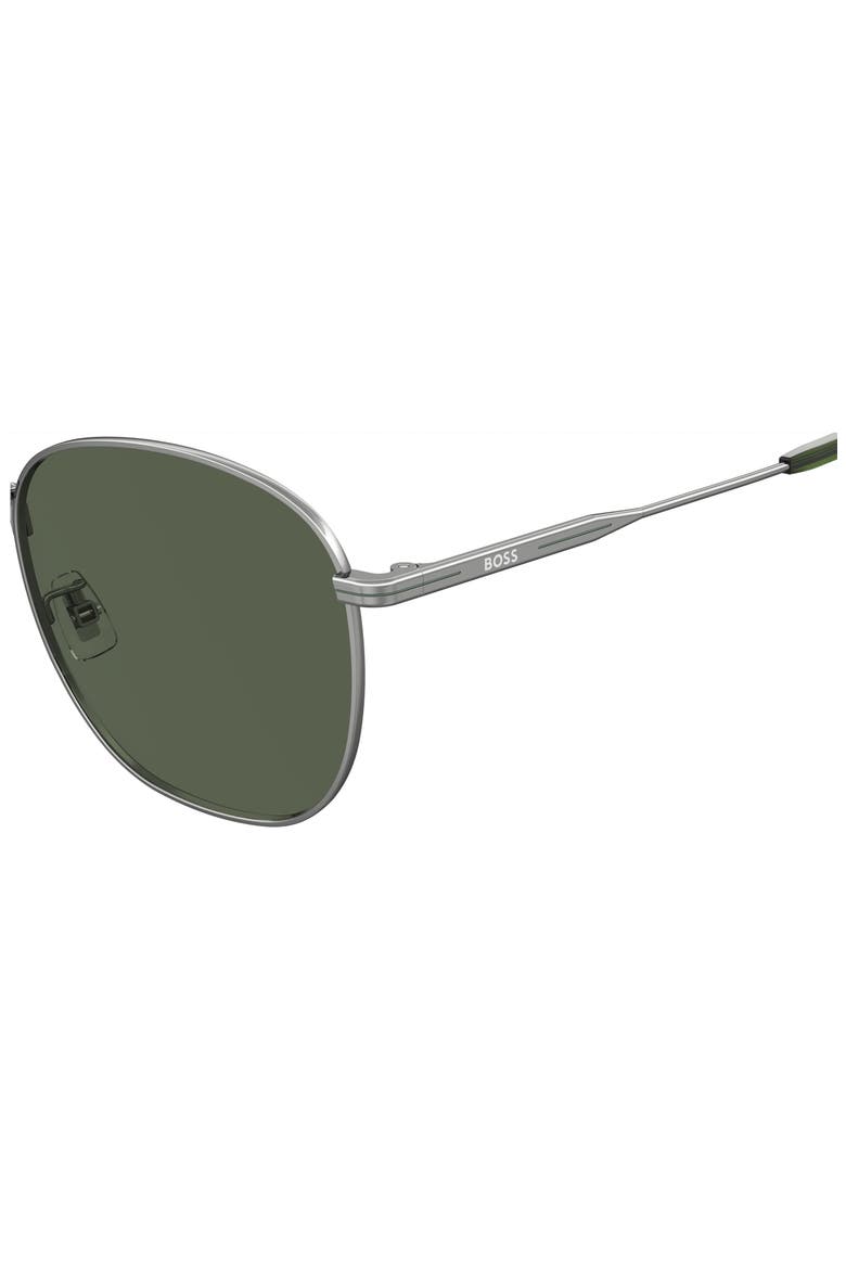 57mm Square Sunglasses, Alternate, color, RUTHENIUM