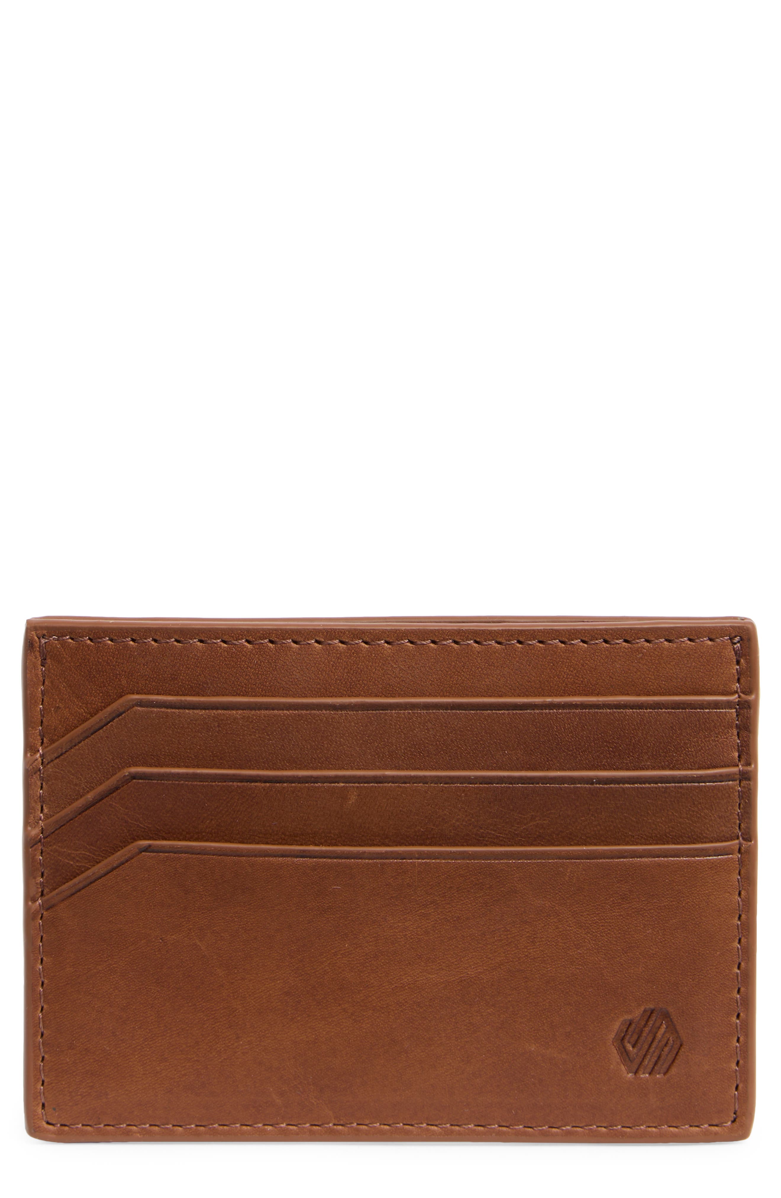 Johnston & Murphy Leather Card Wallet