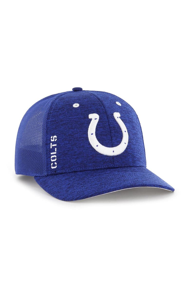 '47 Men's '47 Royal Indianapolis Colts Pixelation Trophy Flex Hat, Alternate, color,