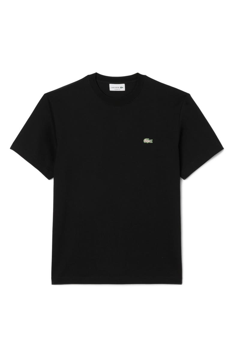 Lacoste Classic Fit Cotton Graphic T-Shirt, Main, color, Black