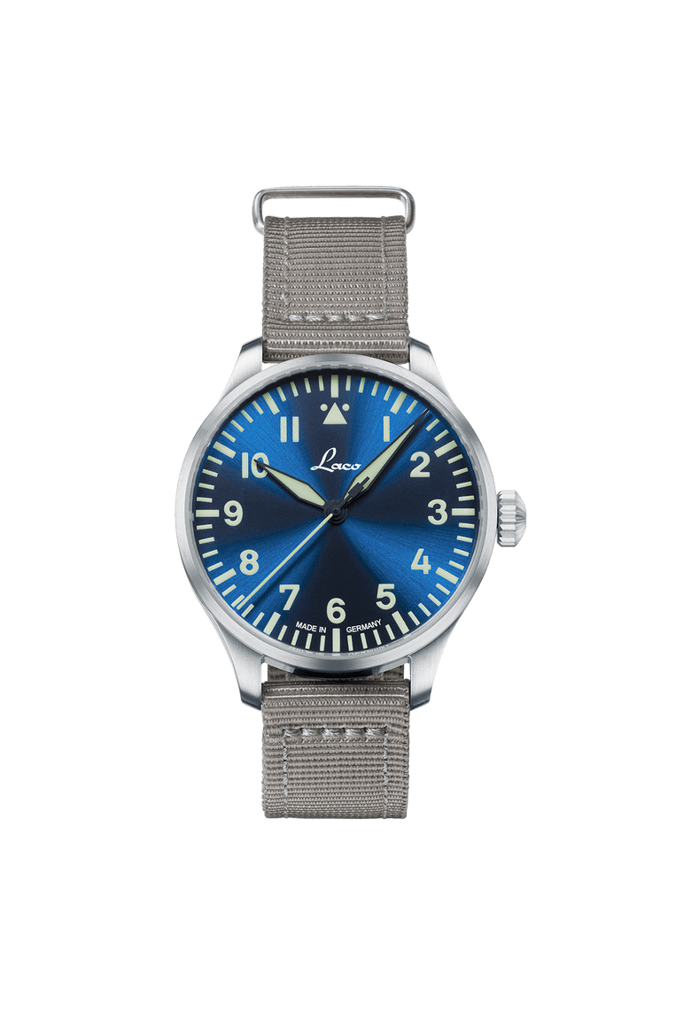 Augsburg - 39mm, Blue Dial, Nylon Strap, Main, color, Blue Dial