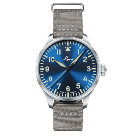 Augsburg - 39mm, Blue Dial, Nylon Strap