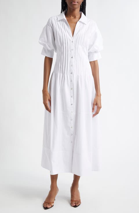 Monty Pleated Midi Dress