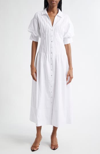 Cinq à Sept Monty Pleated Midi Dress | Nordstrom