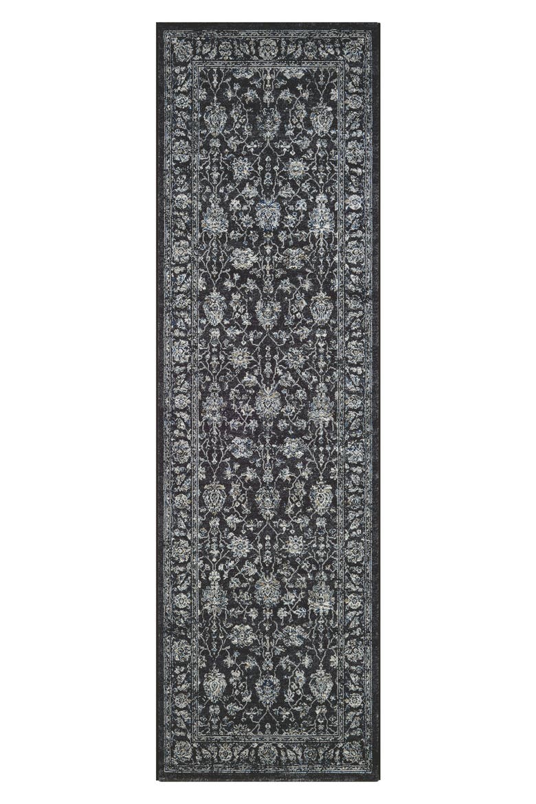 Mashhad Indoor/Outdoor Rug, Alternate, color, BLACK