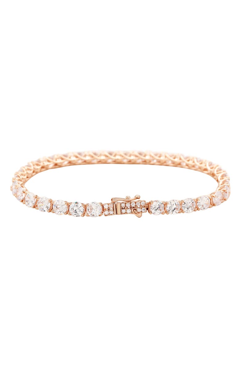 SUZY LEVIAN CZ Tennis Bracelet, Alternate, color, Rose