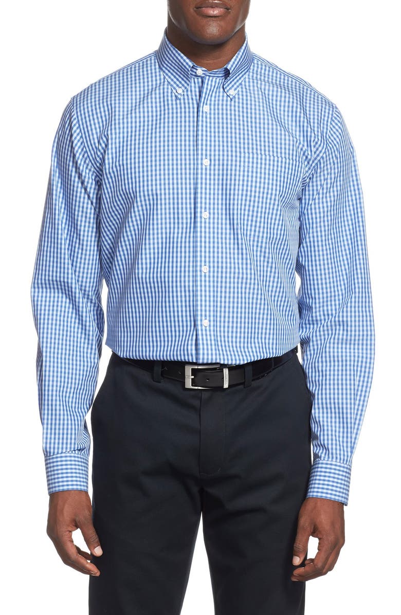 NORDSTROM MEN'S SHOP Smartcare<sup>™</sup> Wrinkle Free Traditional Fit Gingham Dress Shirt, Alternate, color, 