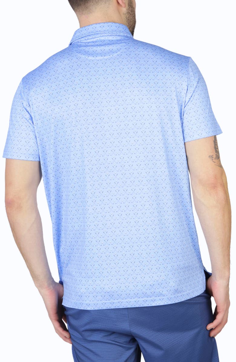 TailorByrd Golf Clubs Performance Polo, Alternate, color, Blue Byrd