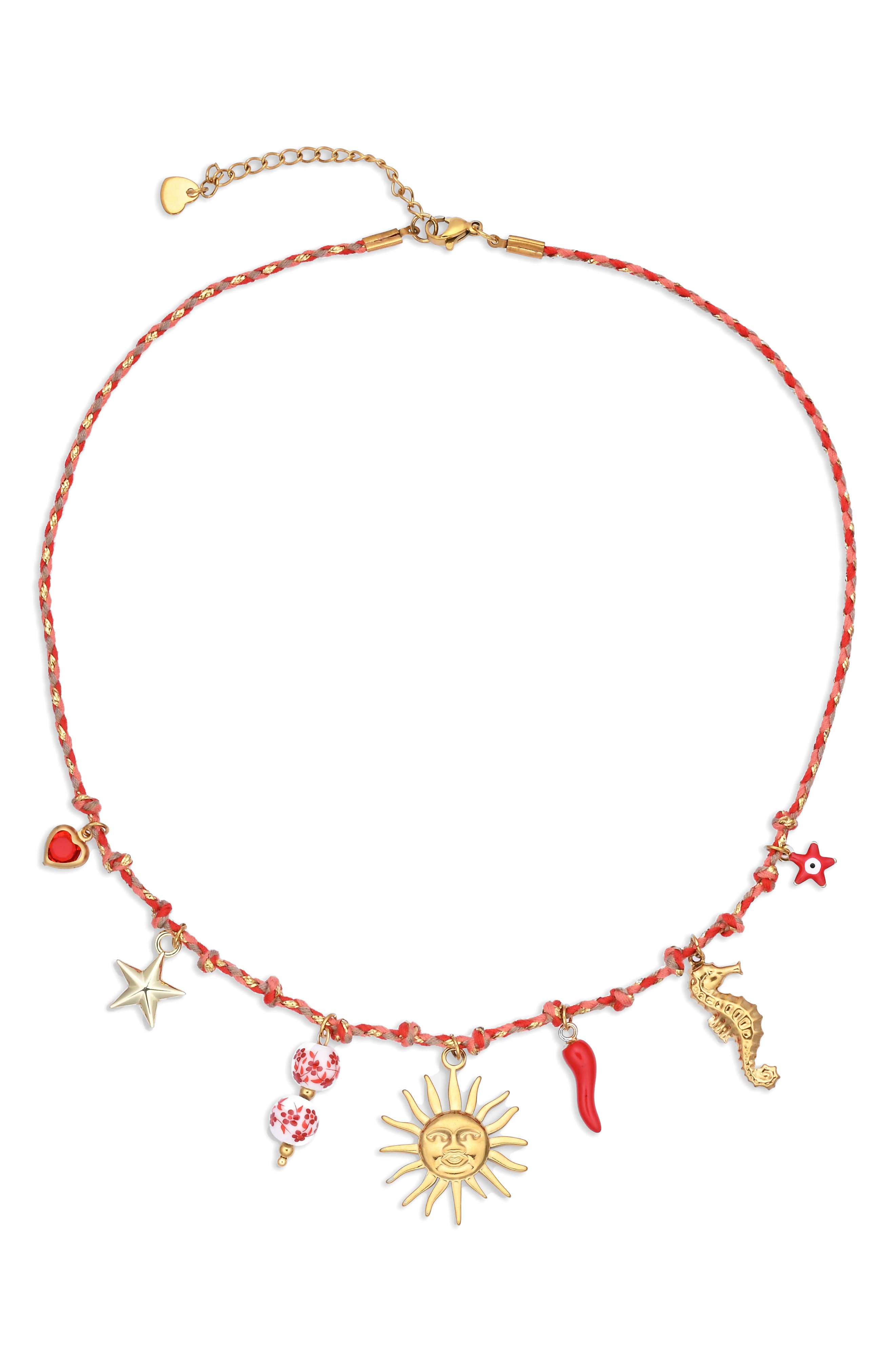 EYE CANDY LOS ANGELES Millie Charm Necklace