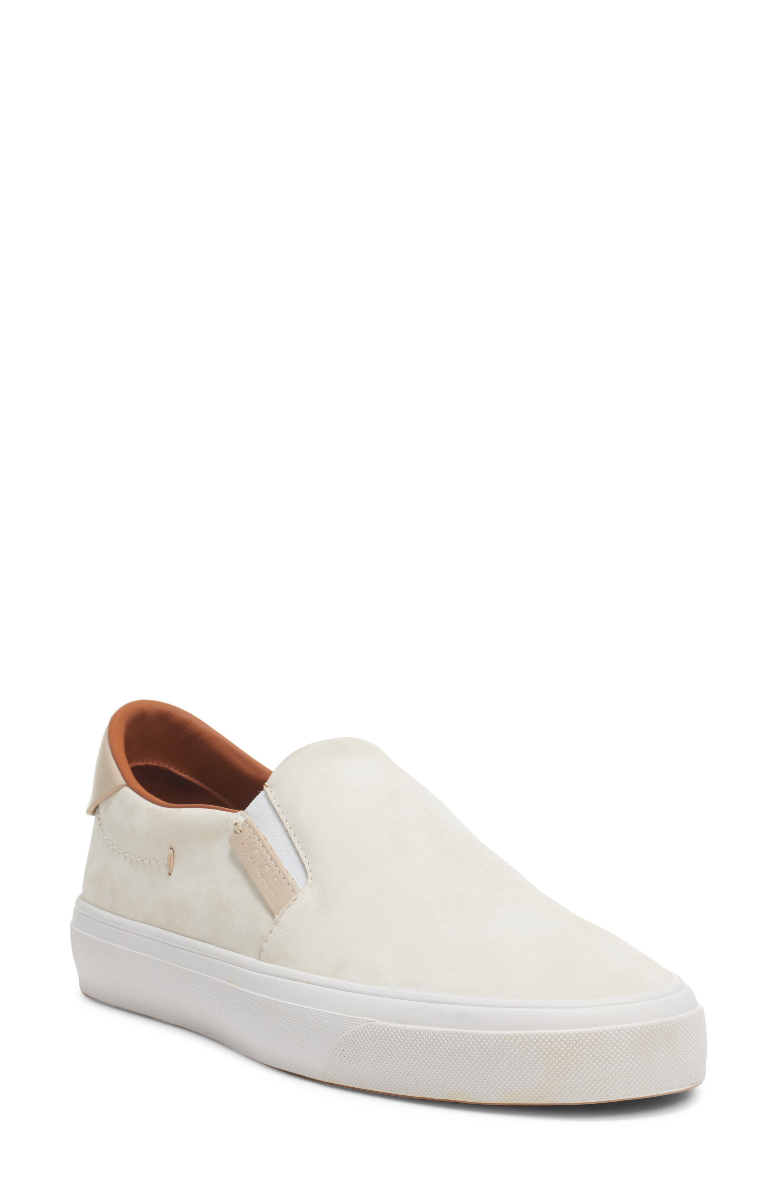 Moncler Monclub Slip-On Sneaker, Main, color, Light Beige