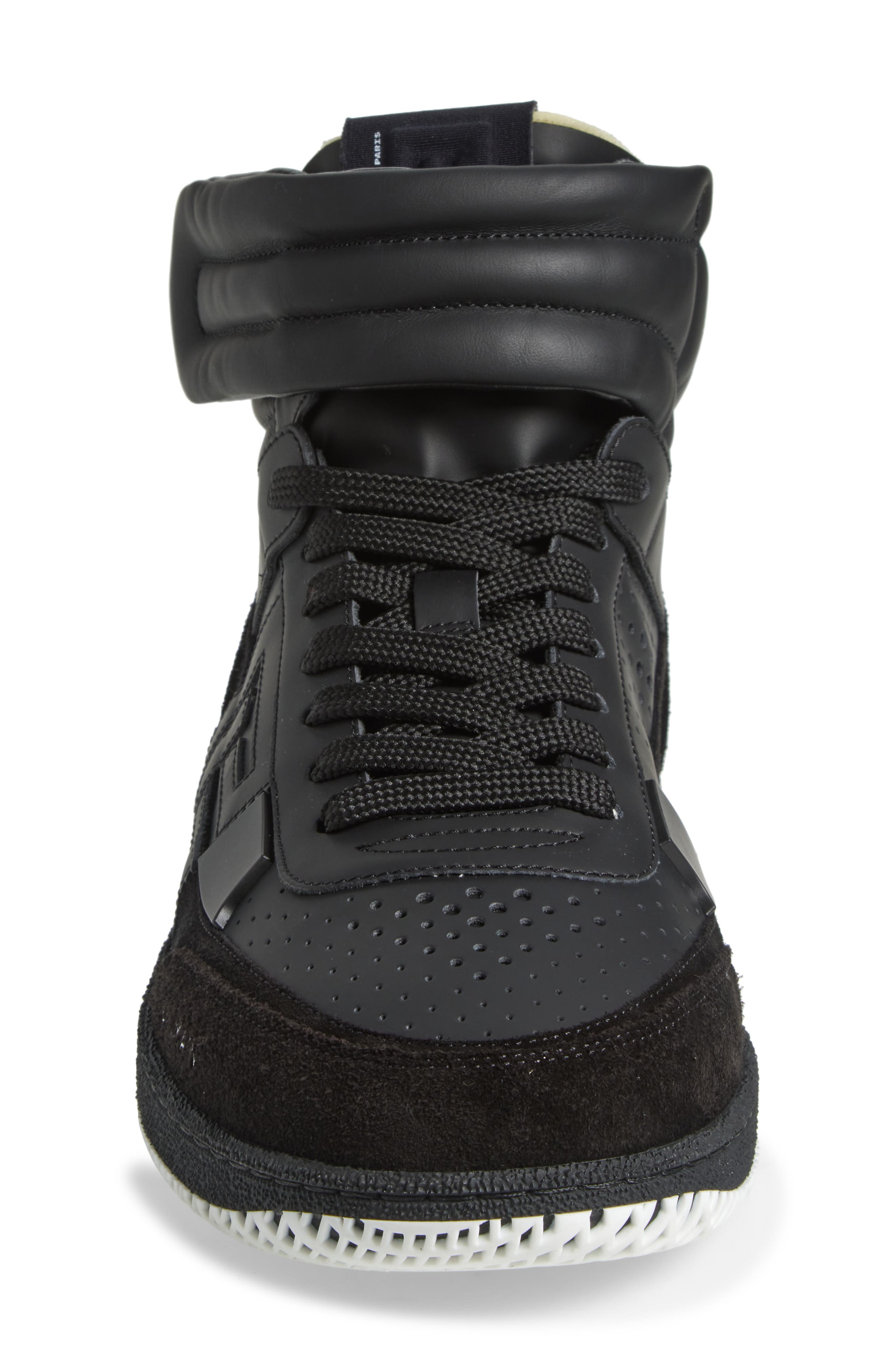 Balmain Swan Mid Top Sneaker, Alternate, color, 