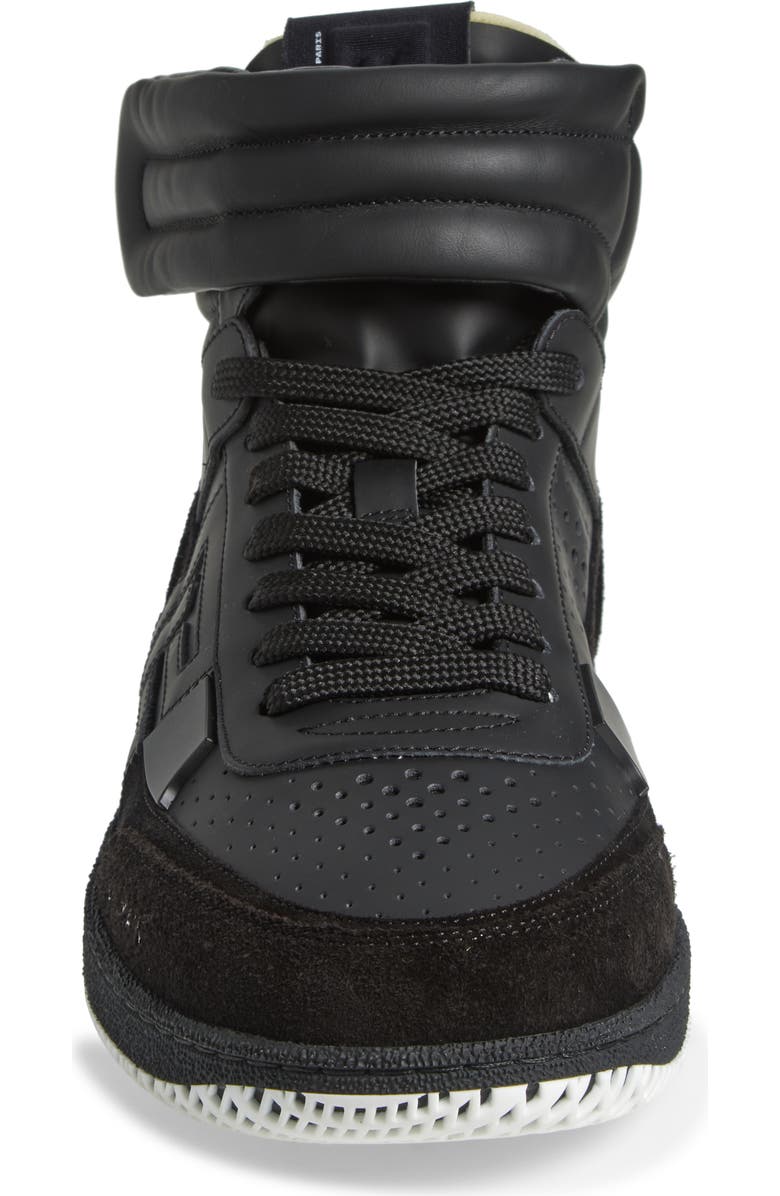 Balmain Swan Mid Top Sneaker, Alternate, color,