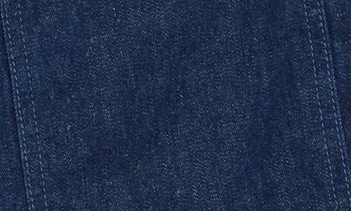 The Great . Sailor Denim Shorts In Rinse Wash