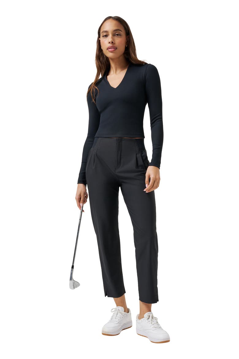 Moontide Tapered Pants, Alternate, color, BLACK