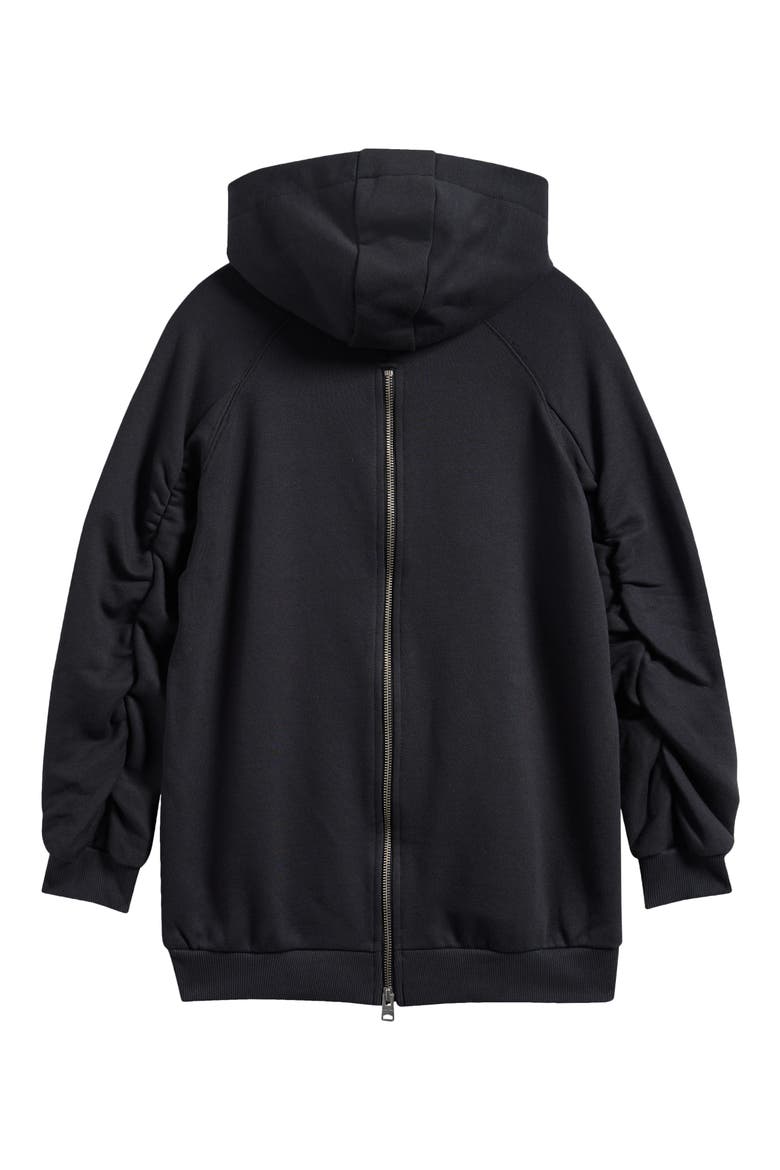 Kids' Dana Hoodie Dress, Alternate, color, BLACK