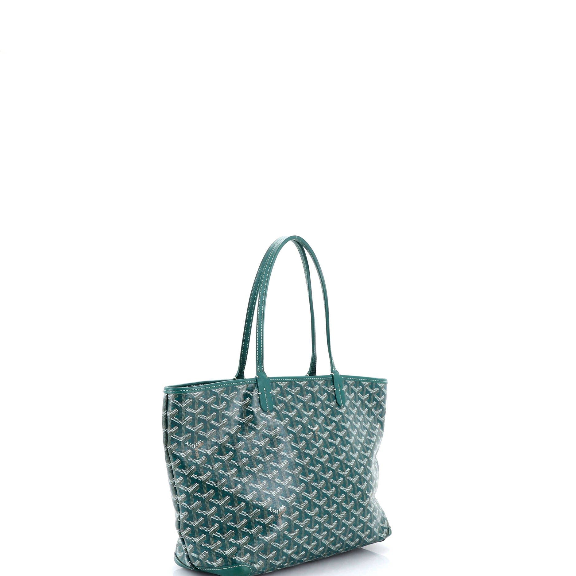 Pre-Owned Goyard Artois Tote Coated Canvas PM, Alternate, color, Green