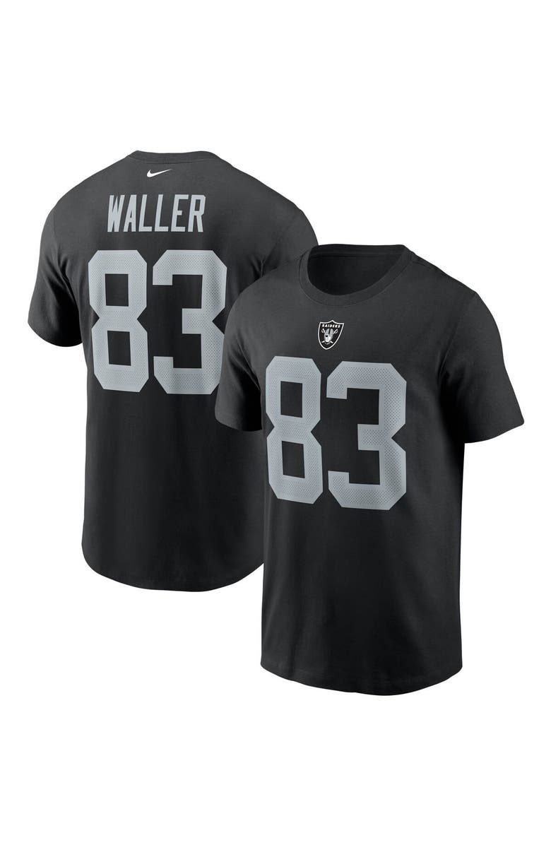 Nike Men's Nike Darren Waller Black Las Vegas Raiders Name & Number T-Shirt, Main, color, 