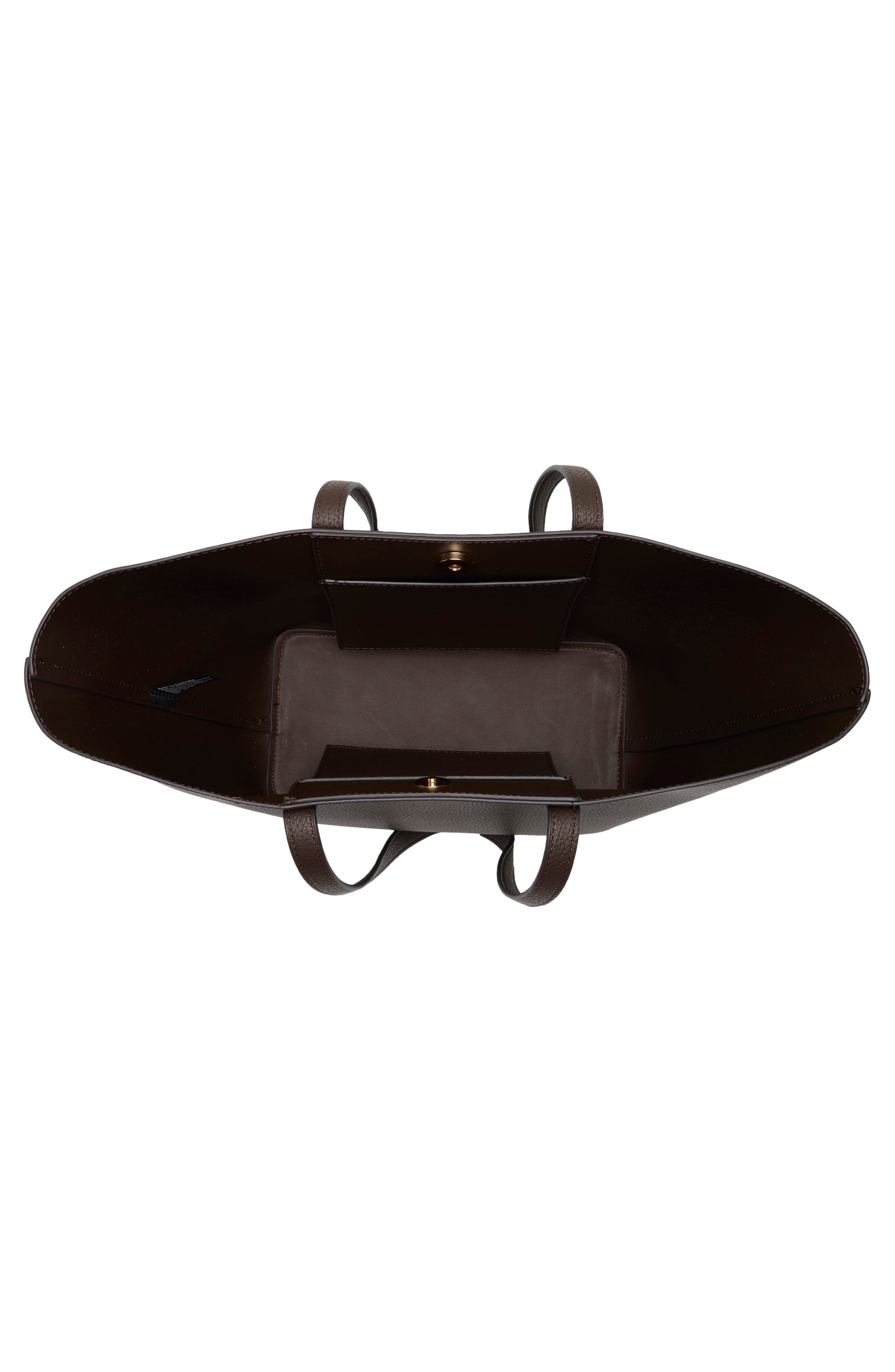 Nanette Lepore Scarf Tulip Tote with Dome Crossbody Bag, Alternate, color, Maple-Natural-Maple Fleur