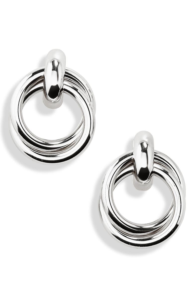 Nordstrom Double Ring Drop Earrings, Main, color,