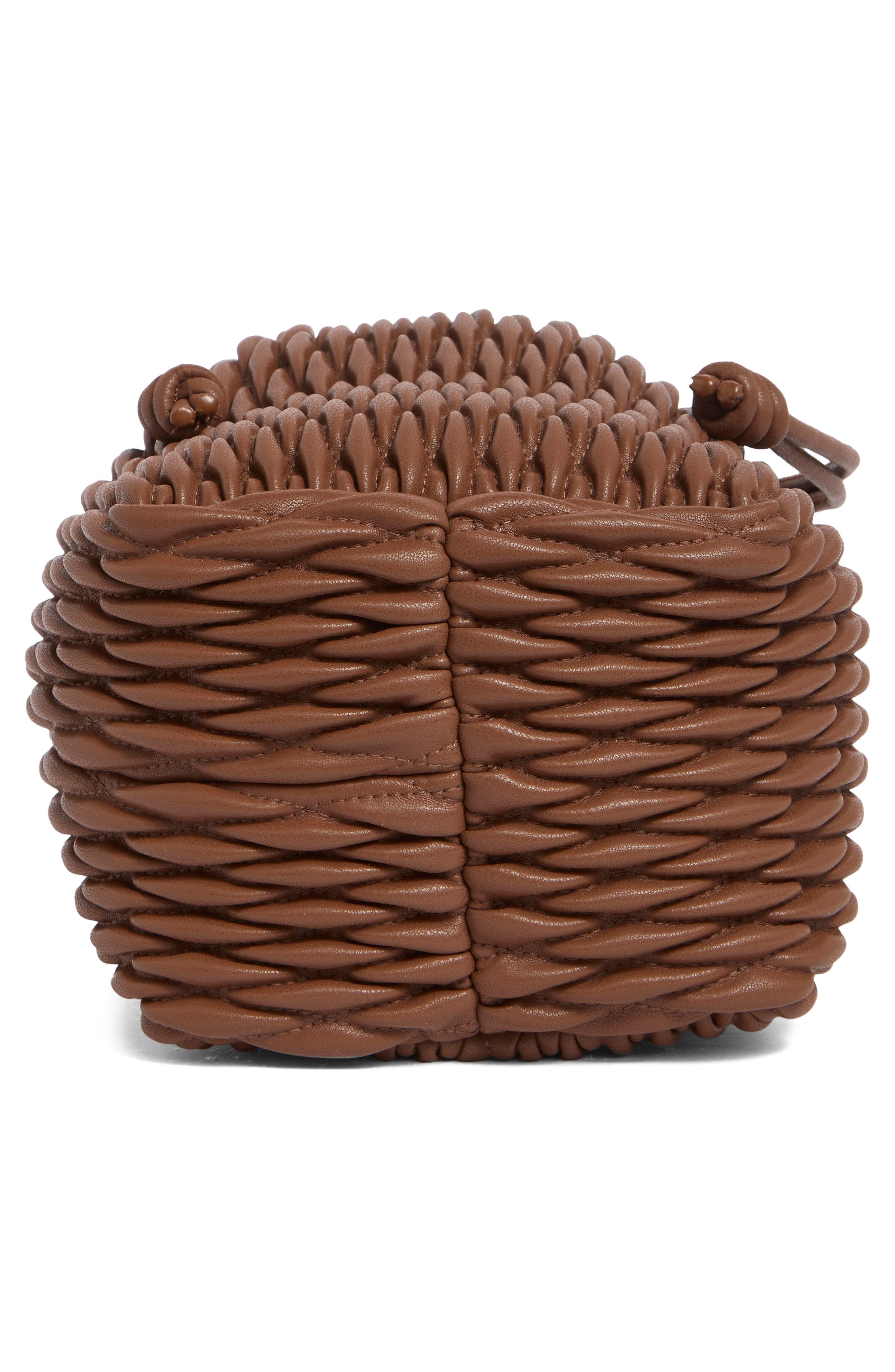 Ivy Faux Leather Tote, Alternate, color, CHESTNUT