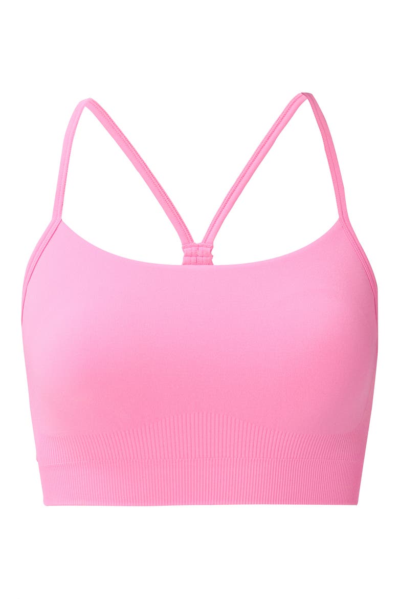 Spirit Restored Racerback Sports Bra, Alternate, color, GUAVA PINK
