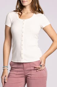 Thread & Supply Kellie Button-Up Rib Top