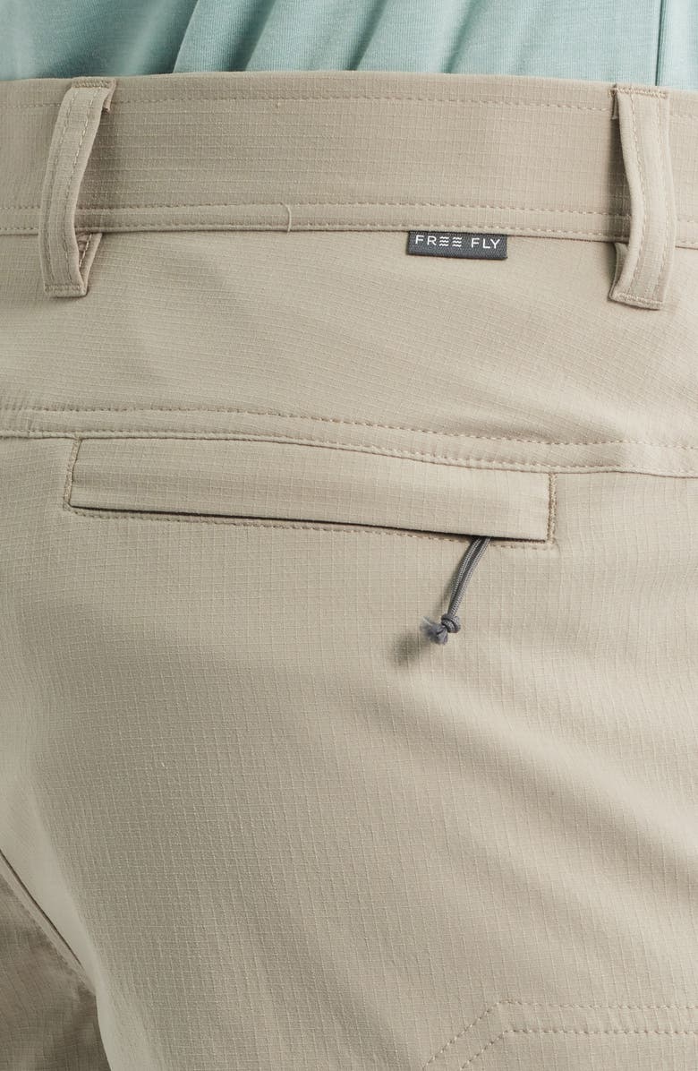 Free Fly Topogrid Water Repellent Shorts, Alternate, color, Vintage Khaki