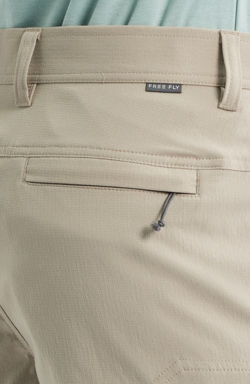 Free Fly Topogrid Water Repellent Shorts In Neutral