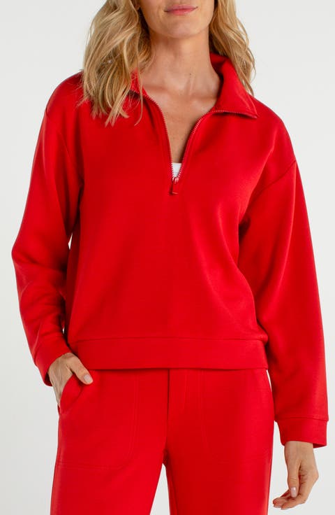 Cozy Knit Half Zip Pullover