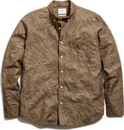 Billy Reid Mélange Heron Swarm Button-Down Shirt